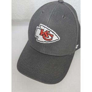 Kansas City Chiefs Hat Cap Strap Back Boys 2T Gray NFL Football Toddler